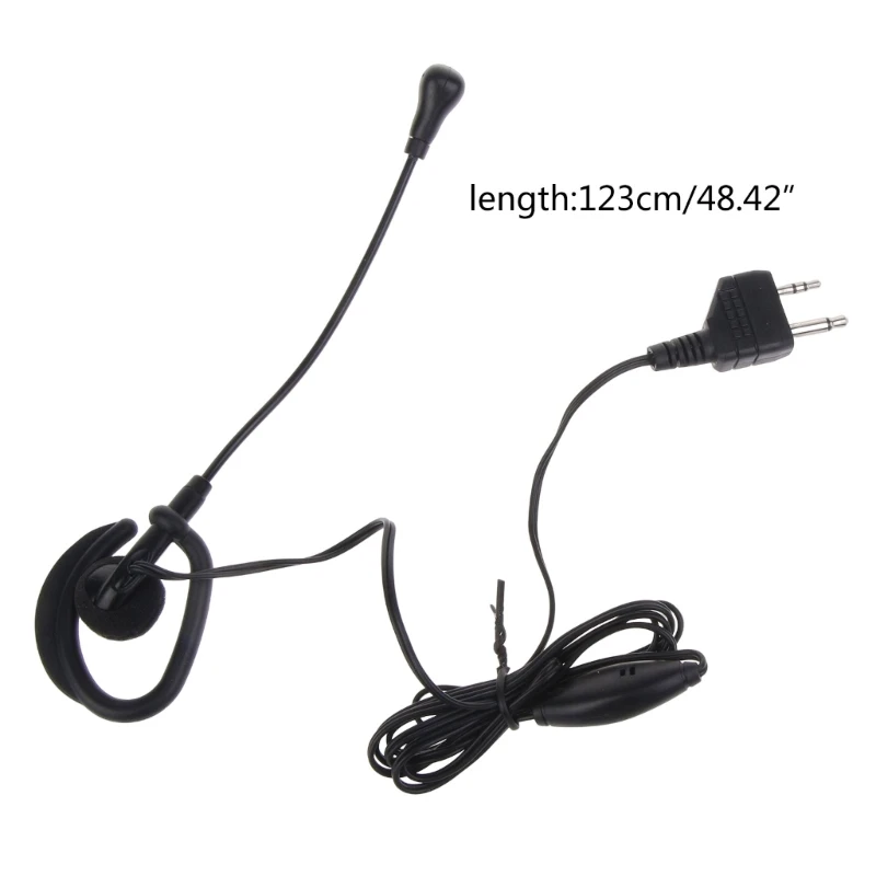 Transparent Acoustic Tube Earpiece Headset Quick Connection Used for Midland Dropship