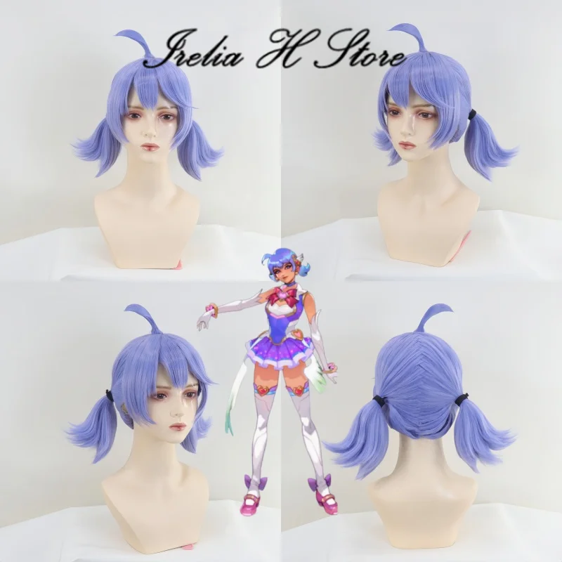 Peruka Irelia H Store Magical Girl Kiriko z O W, peruka cosplay Kiriko, peruka wstępnie stylizowana