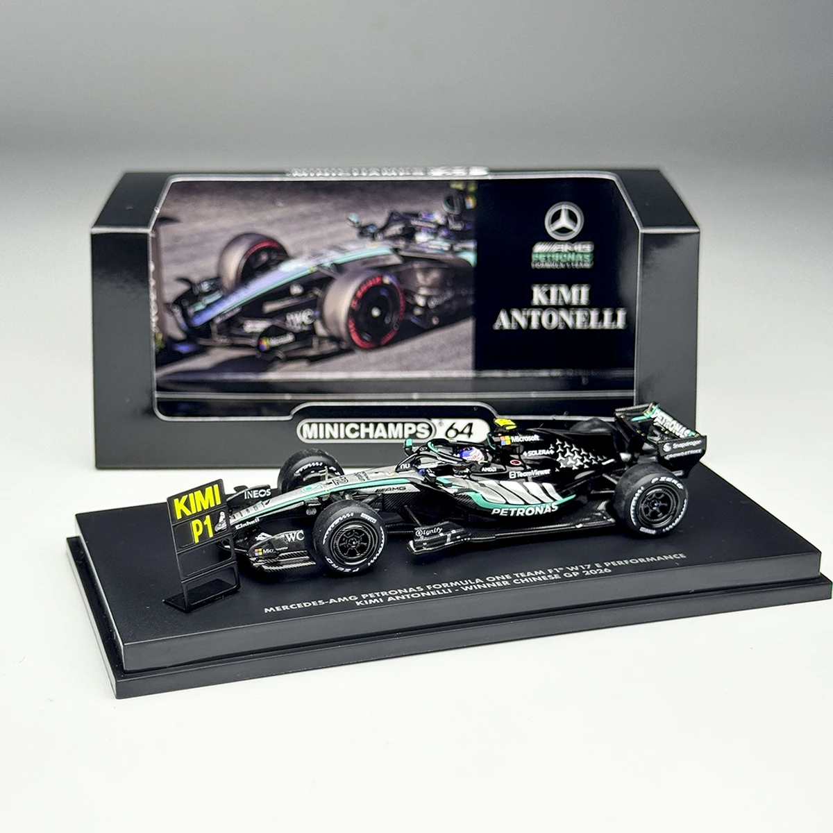 minichamps-escala-1-64-aleacion-fundida-a-presion-2026-benz-f1-w17-modelo-de-coche-de-carreras-clasico-nostalgia-regalo-para-adultos-souvenir-exhibicion-estatica