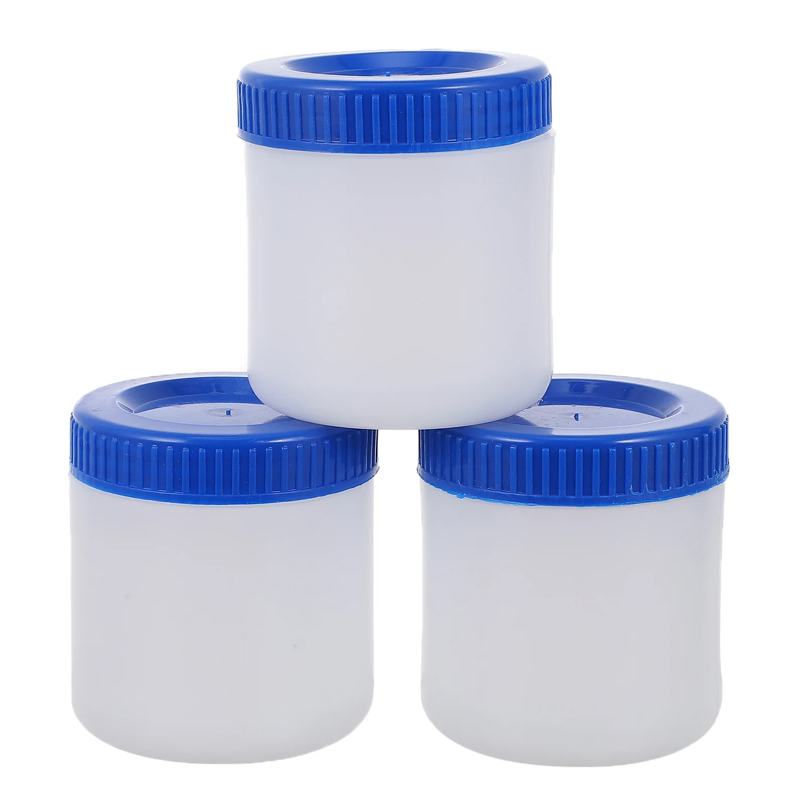

3Pcs Plastic Dispensing Can Liquid Sealing Container for Paint Tea Snacks Strong Reusable Storage Jar Easy Clean Smooth Surface