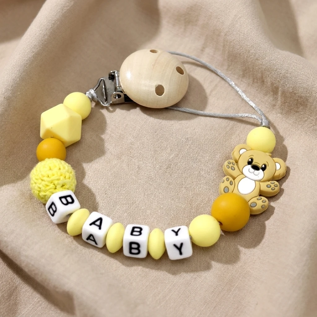 2026 Custom Name Pacifier Clip - Baby Food Name ulasan dan harga