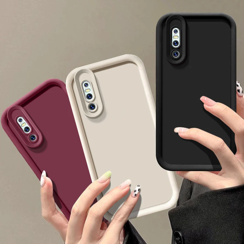 

For Vivo V15 Pro Case Vivo V15Pro Phone Case Vivo 1818 Matte Back Cover Skin Feel Protection Shockproof case