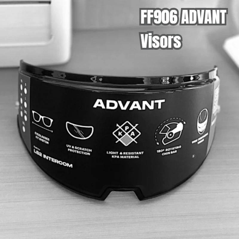 Motorcycle Helmets for LS2 FF906 Advant Helmet Visor Lens for LS2 FF906 Advant Full Face Flip Up Helmet Replacement Accessories