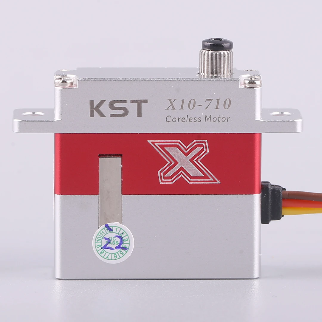 

KST X10-710 9.5kg 0.10sec HV Slim Servo For RC Model Helicopter Airplane with Metal Arm