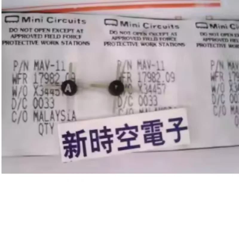 10PCS MAV-11BSM RF MMIC Gain Block Amplifier 50MHz-1GHz 50Ohm SMD Micro-X Package Linear Medium Power RF Signal Amplifier