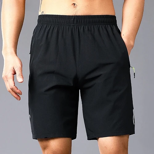 Imagen 2 del producto Pantalones cortos deportivos para correr de secado rápido 3XL para hombre, pantalones cortos deportivos de verano transpirables finos para playa, pantalones cortos ligeros para correr