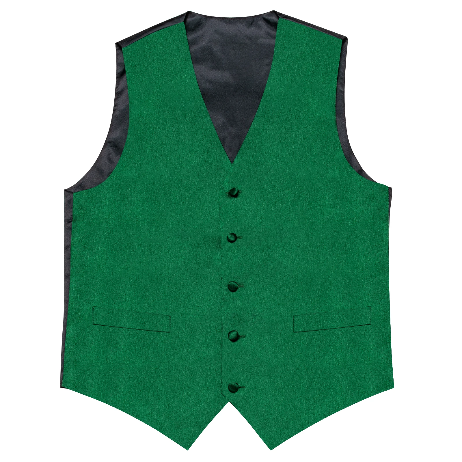 Gilet vert pour hommes, accessoires de chemise de fête de mariage, mode pour hommes, vêtements quatre saisons, vente en gros, cravate mouchoir