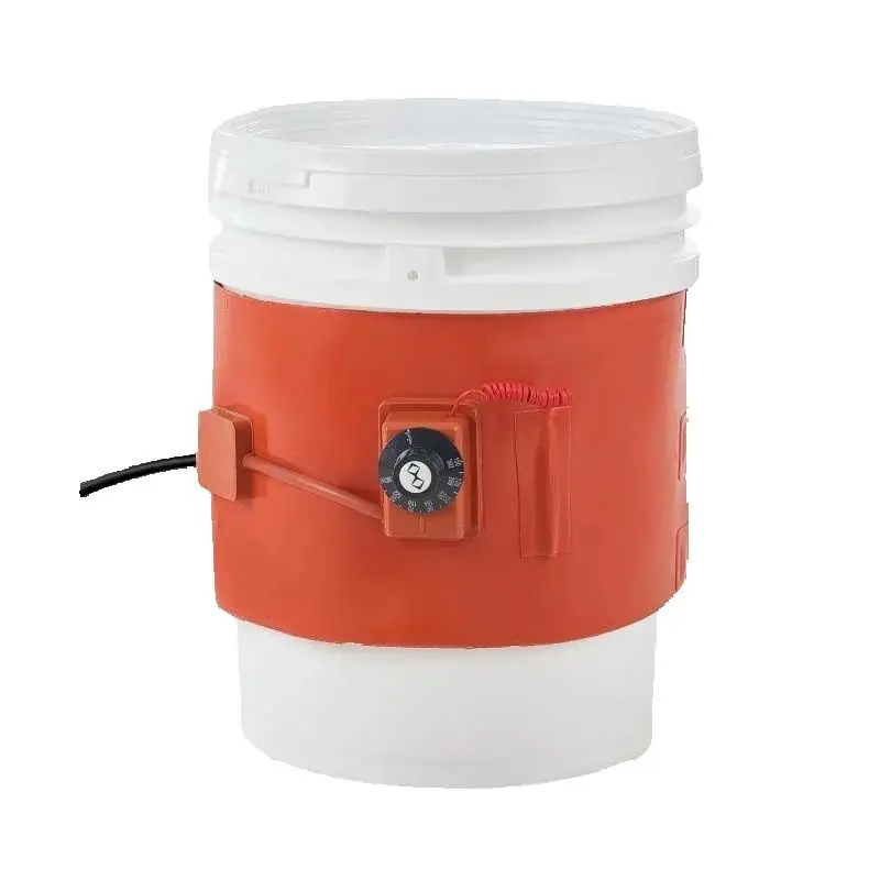 

Metal Drum-нагреватель SucceBuy, 800 Вт, 7,75 дюйма, ведро для ствола 5 галлонов, 86-302 ℉ Высокоэффективная силиконовая смазка с регулируемым термостатом