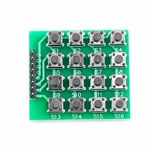 8pin 4x4 4*4 매트릭스 16 키 버튼 키패드 키보드 브레드보드 모듈 Arduino DIY 키트 용 MCU 10 최고의 판매 키보드 Arduino -№10
