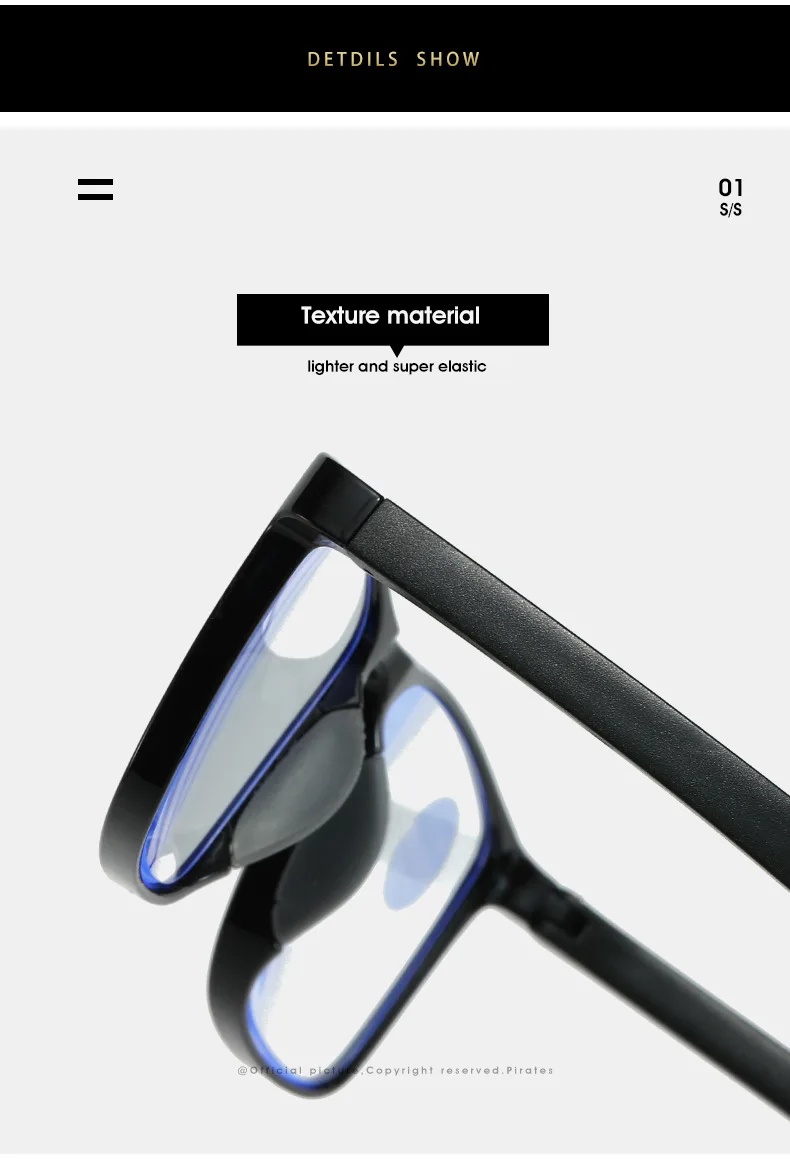 Sprots Style Lesebrille Herren Damen Unisex TR90 Anti Blaulicht Presbyopie Brille Lässig – Detail 11