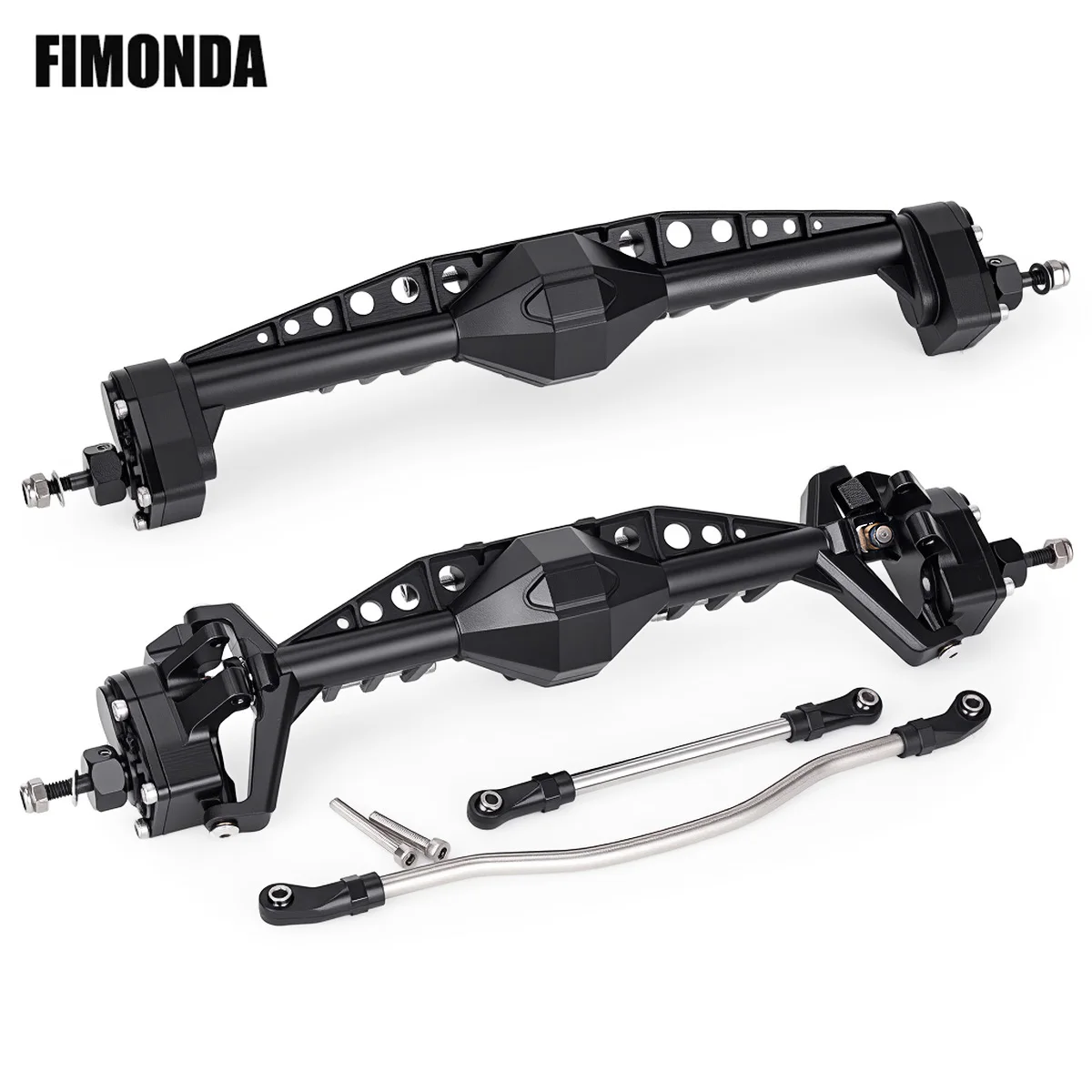Plastic Front and Rear Currie F9 Portal Axle for 1/10 RC Crawler Car Axial Capra UTB10 1.9 UTB Upgrade