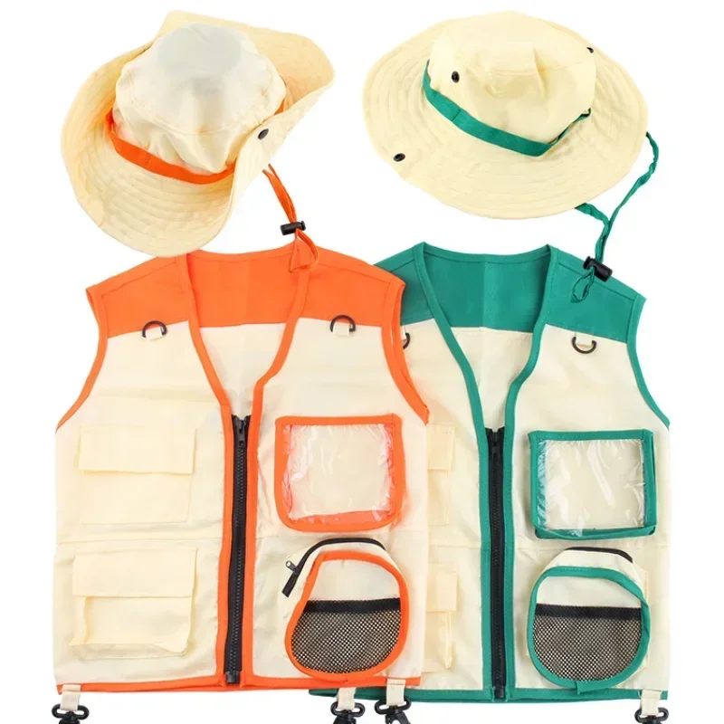 

CosplayCostume de cosplay d'aventure en plein air pour enfants, ensemble de jouets pour garçons, chapeau Explorer Gla