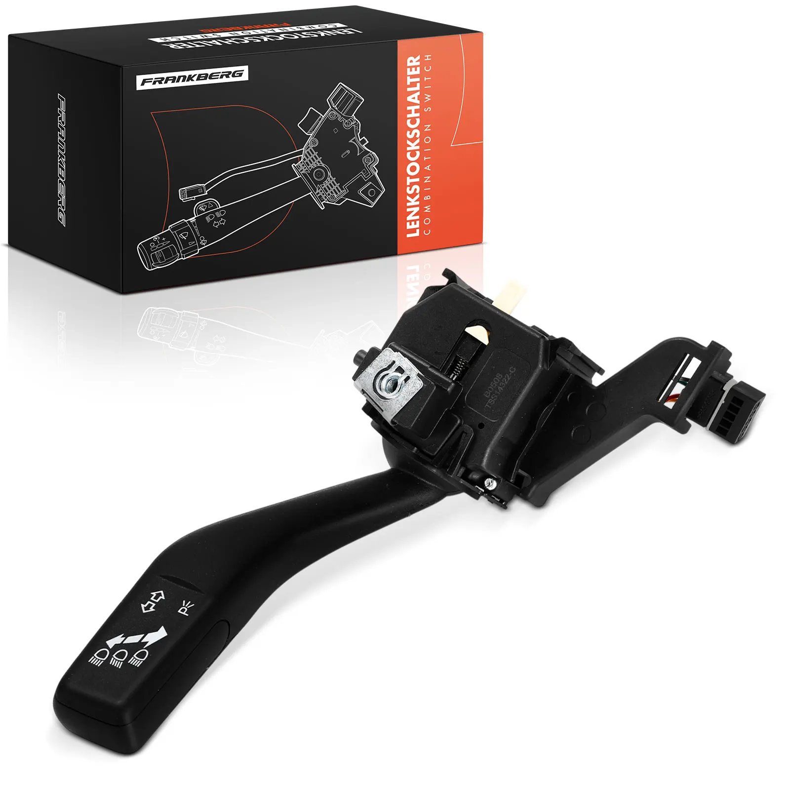 Frankberg 1x stuurkolomschakelaar richtingaanwijzerschakelaar voor VW Golf Audi A3 Seat Altea Skoda Octavia 1K0953513E9B9 CBS2412 640681