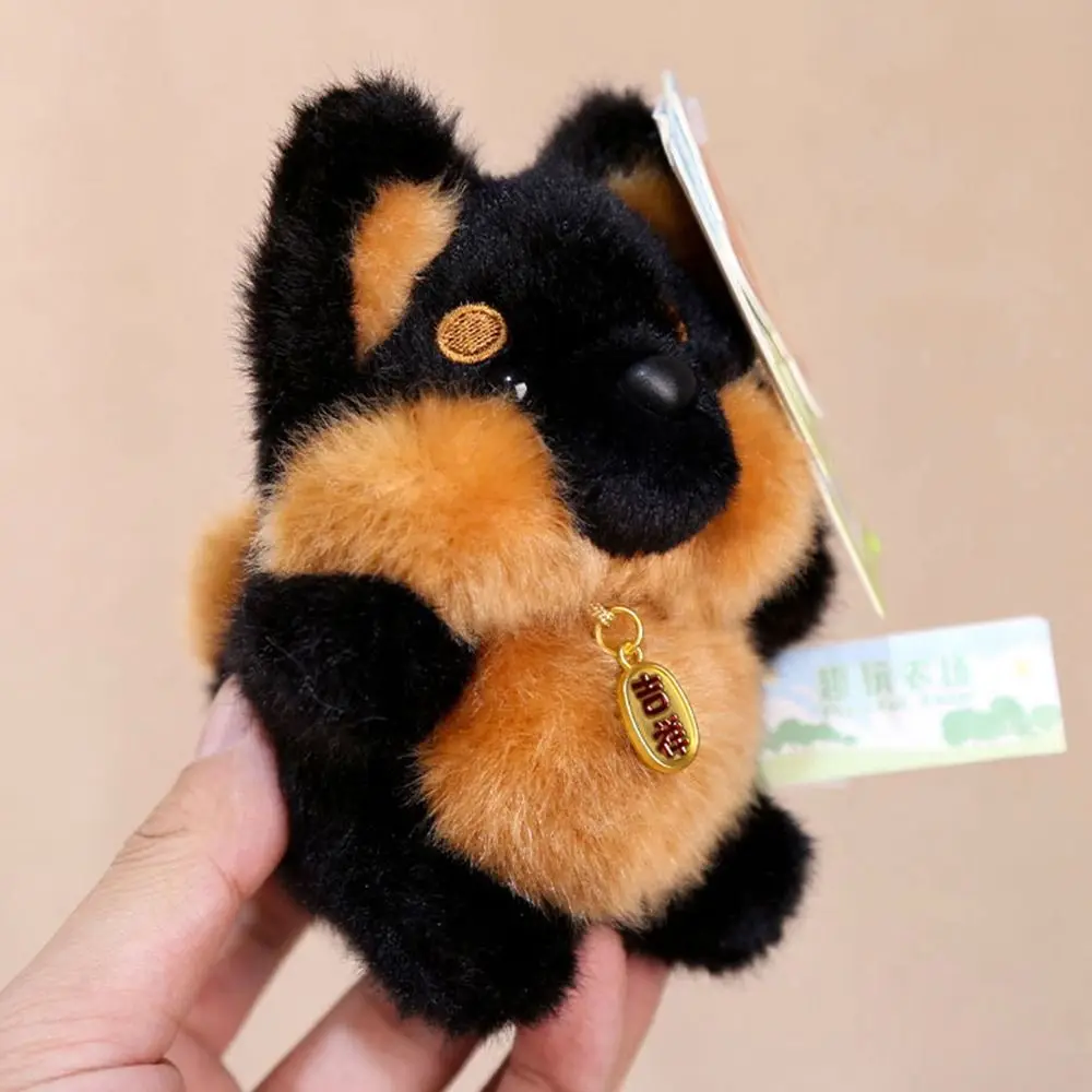 

Soft Cartoon Animal Animal Multicolor Hairy Animal Elephant Fox Raccoon Dog Deer Hanging Ornament Keychain Bag Decoration