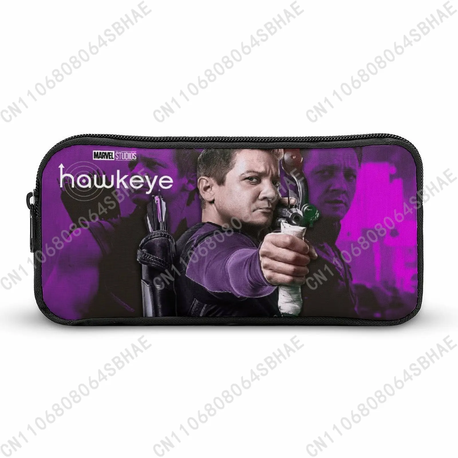 

Marvel Hawkeye Pencil Case Teens Custom Pattern Simple Pen Bag School Stationery Pouch Personalized Zipper Bag Cosplay