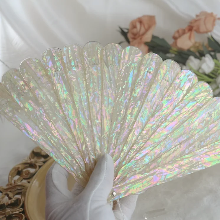 Fan, handmade Epoxy snail shell fan