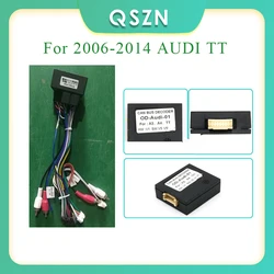 AUDI TT Car Media Android Radio Player 16Pin Wire Harness With Canbus Box For 2006-2014 AUDI TT Power Cable