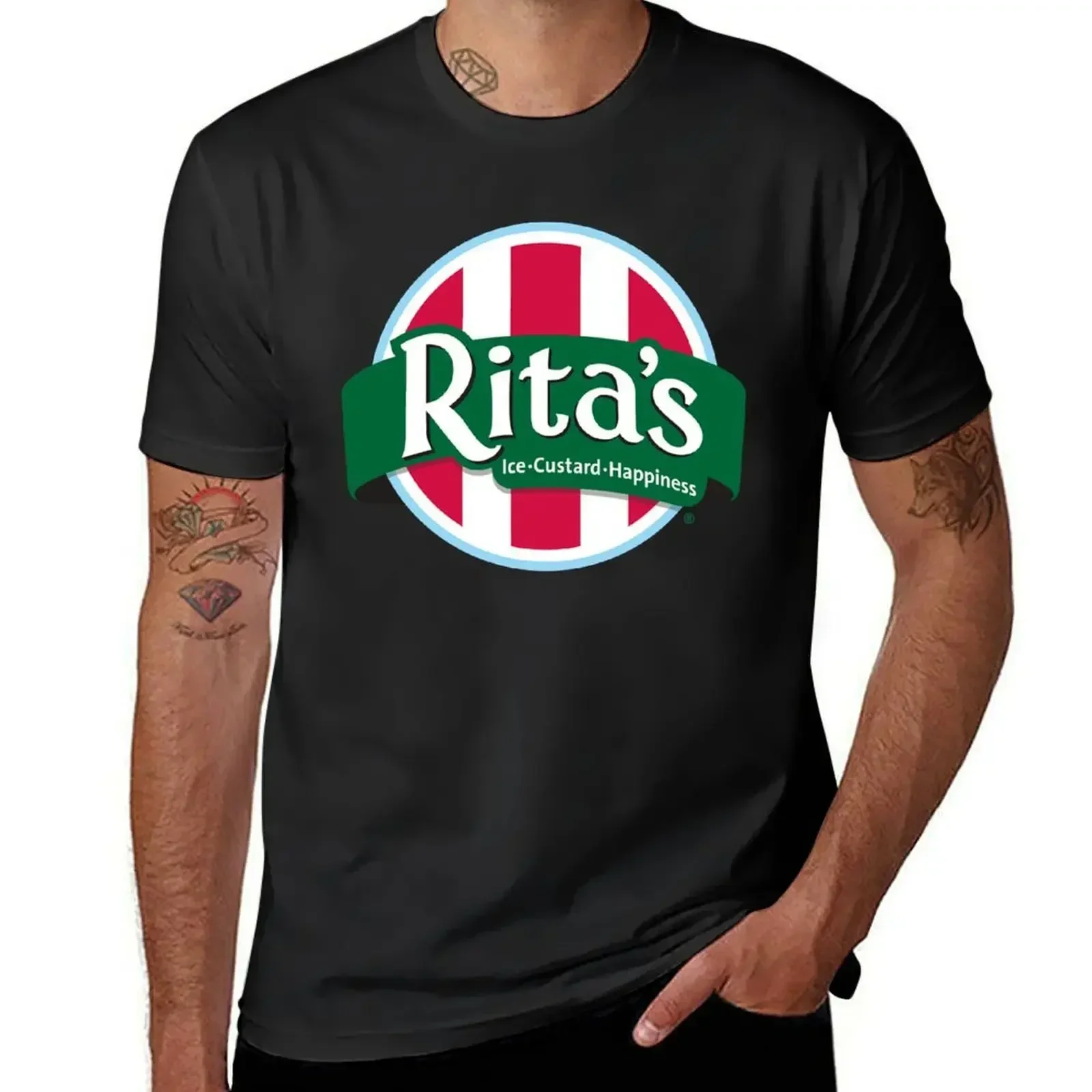 T-shirt classique de Rita Manually Ian Ice Cafe pour hommes, chemises graphiques, t-shirts vintage, graphiques et scopiques surd