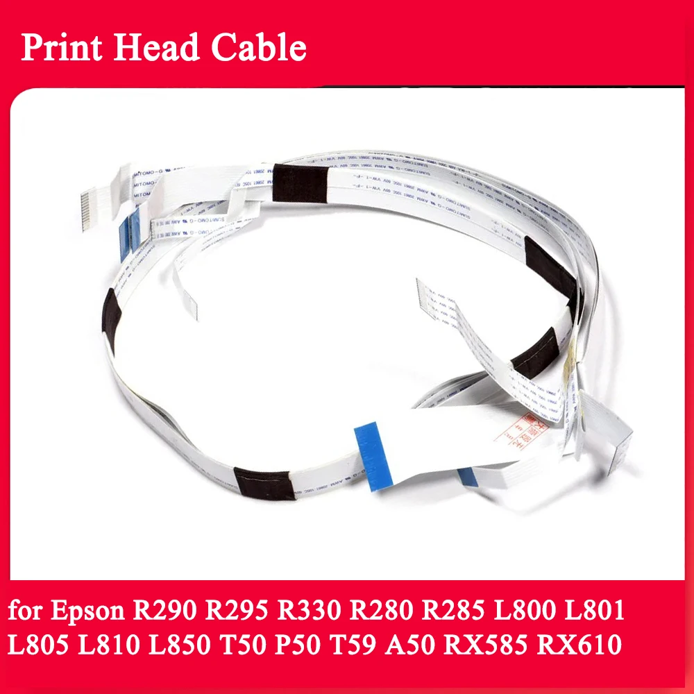 L800 Print Head Cable For Epson L800 R330 L805 T50 T60 L801 L850 For Epson T60 Printhead Cable
