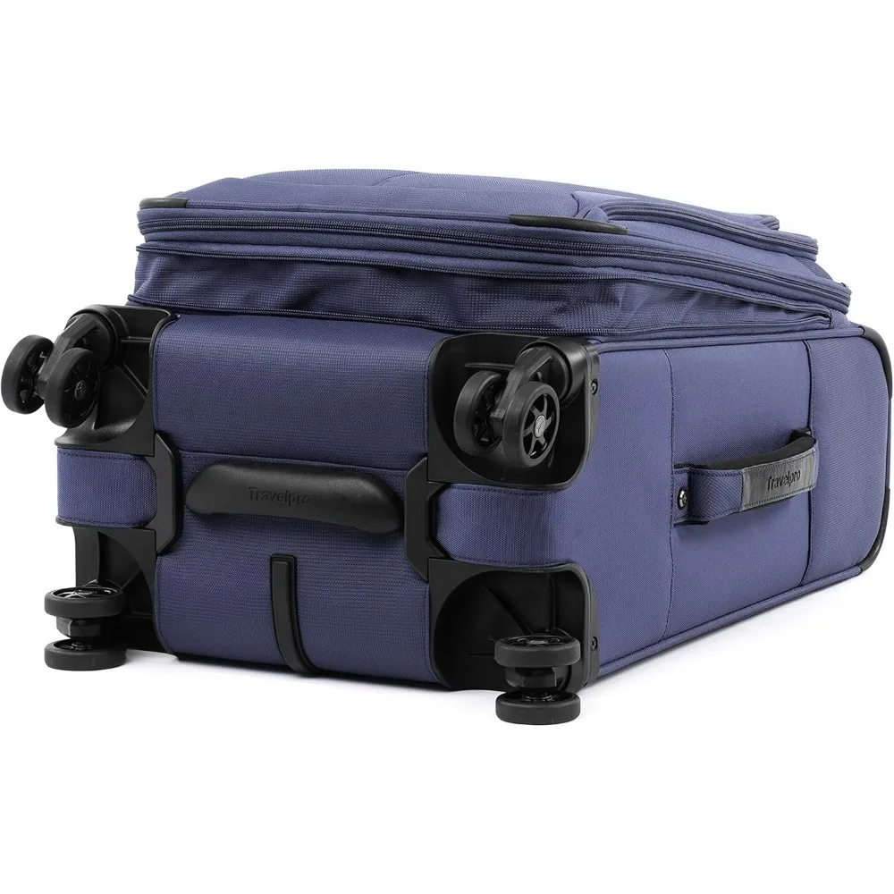 Travelpro Tourlite ソフトサイド 2 点セット、拡張可能な荷物、4 つのスピナーホイール付き、軽量スーツケース、21 インチの機内持ち込み、25 インチのチェック