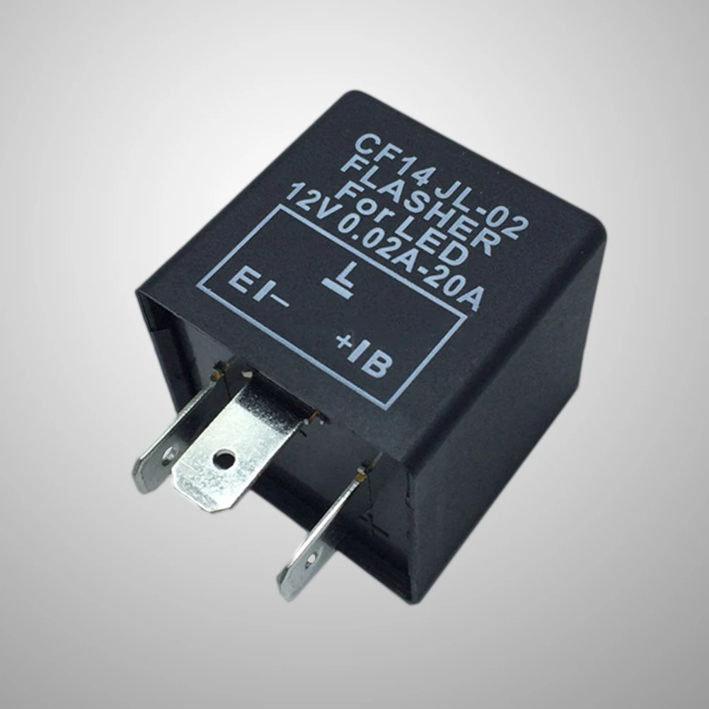 

Led Flasher Relay 3 Pin Car Turn Signal Light Electronic Flashing For Vehicles Low Saturation Voltage Temperature