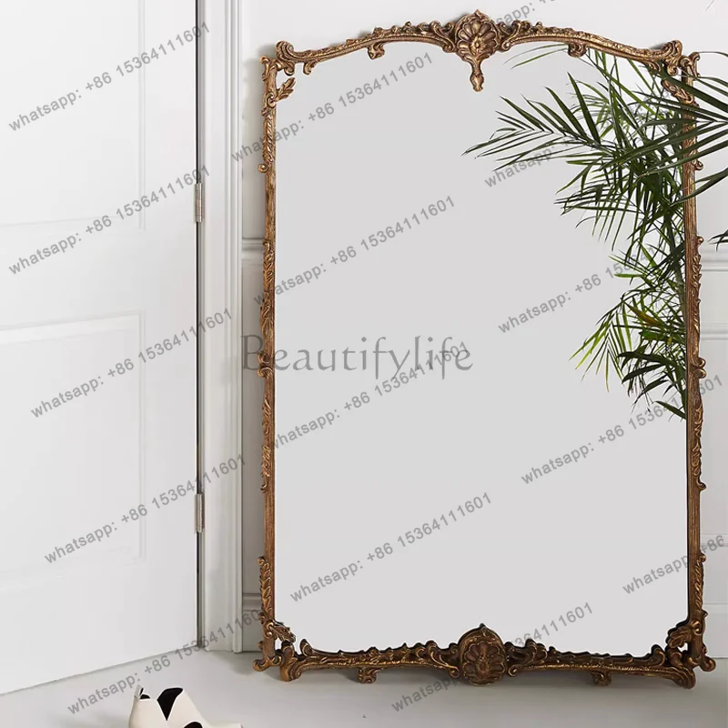 European decorative mirror bedroom dressing bathroom bathroom mirror