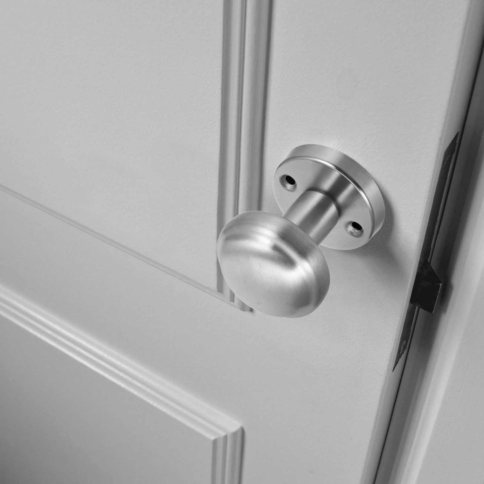 

Invisible Door Lock Stainless Steel Single Side Hidden Design Interior Door H Passage Hardware Bathroom Knob Set