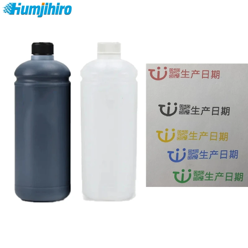 1L Refillable Ink compatible 2790K IQ800 2588 2580 JS10 JS12 for 12.7mm/25.4mm Inkjet Printer Quick-drying Solvent Ink