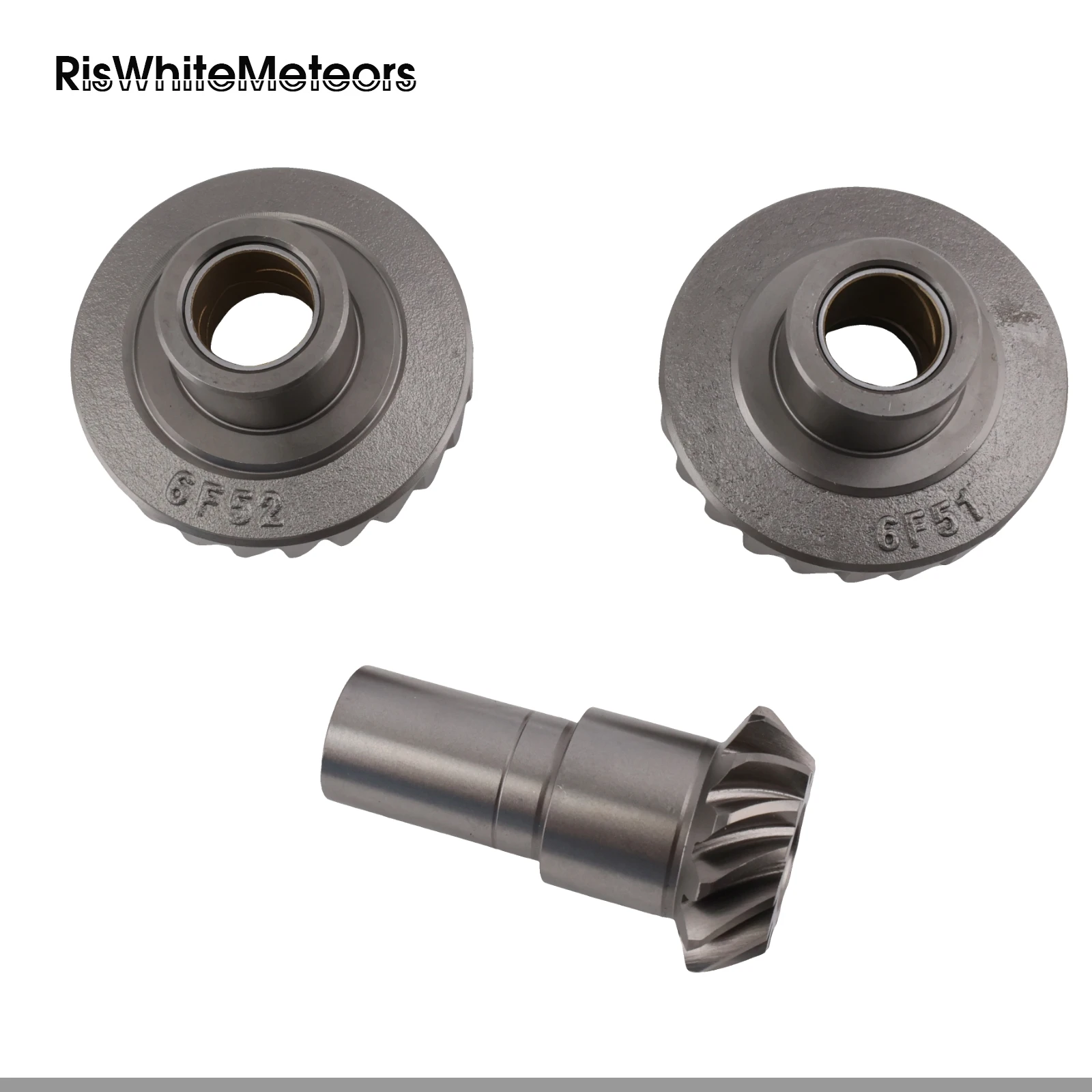 

RisWhiteMeteors 6F5-45551-00 6F5-45570-00 6F5-45551-01 6F5-45560-01 Gear Set Replacement for Yamaha Outboard 2 stroke 40HP
