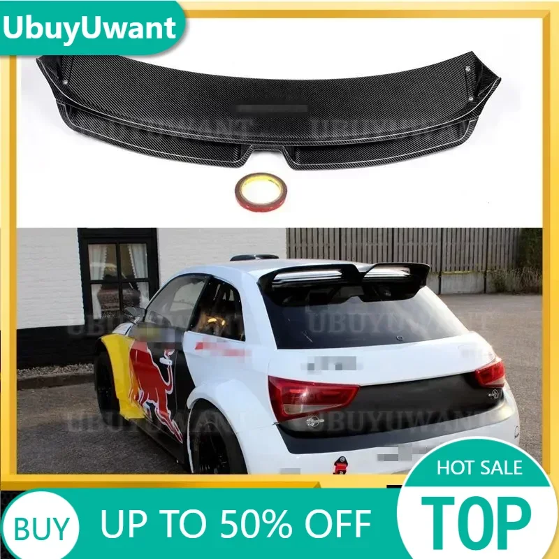 Для Audi A1 R18 2010-2014 Высококачественный задний багажник из углеродного волокна, спойлер на крышу, задний спойлер на крышу, крышка багажника