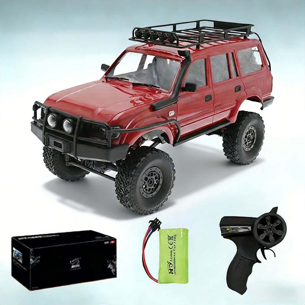 

WPL C54-1 1/16 4WD RC Off-Road Crawler Truck 2.4G Full Proportional Remote Control Car with Lights Electric Toy Gift for Boys