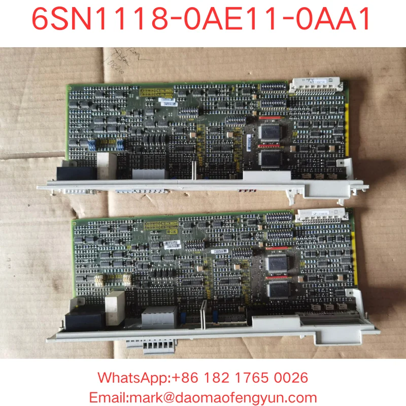 6SN1118-0AE11-0AA1 Used Tested OK In Good Condition  SIMODRIVE 611-A PLUG-IN CLOSED-LOOP CONTROL UNIT, 2-AXES, FOR FEED DRIVES W