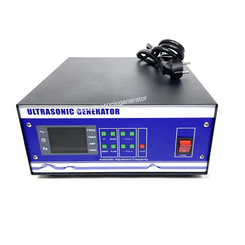 

Industrial Ultrasonic Cleaning Tank Drive Power Supply 1000W 25Khz Digital Generator With Sweep Function