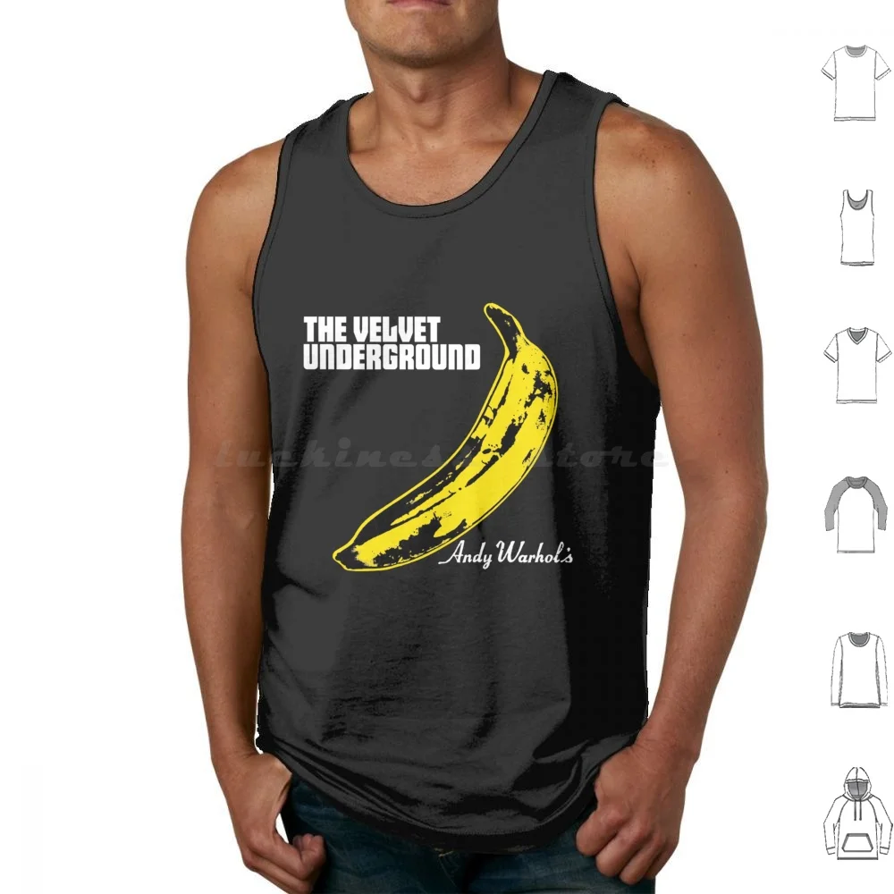 Run Run Run Tank Tops Print Cotton The Velvet Underground Velvet Underground Nico Lou Reed Music Band Banana Velvet Punk