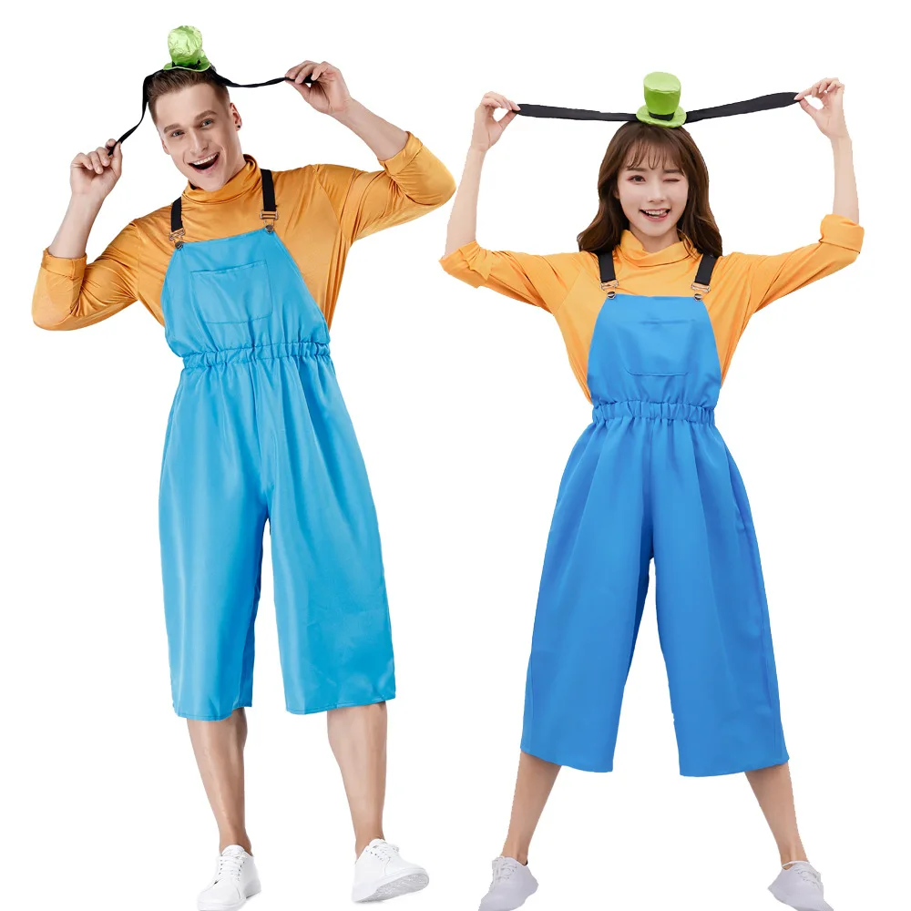 Disfraz de Goofy para fiesta de disfraces de Halloween de Mickey Mouse Pato Donald y familia Goofy, disfraz de pareja con temática de perro lindo