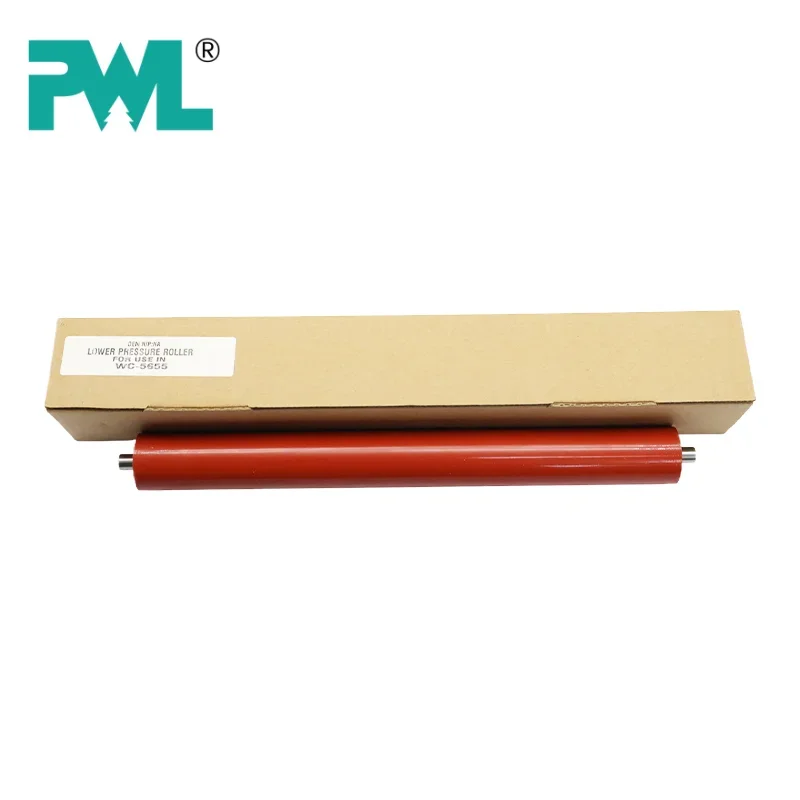 1PCS WC5655 Lower Fuser Roller Pressure Roller for Xerox WC 5645 5655 5745 5755 5855 5632 5735 5135 Copier Spare Parts