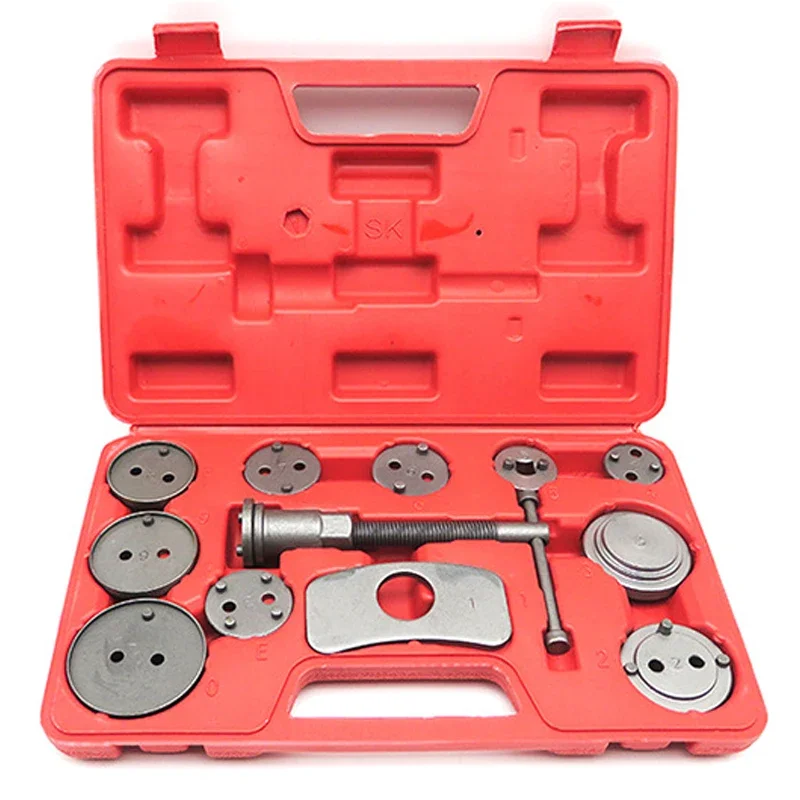 

12pcs/Set Universal Car Disc Brake Caliper Rewind Back Brake Piston Compressor Tool Kit Set for Automobiles Garage Repair Tools