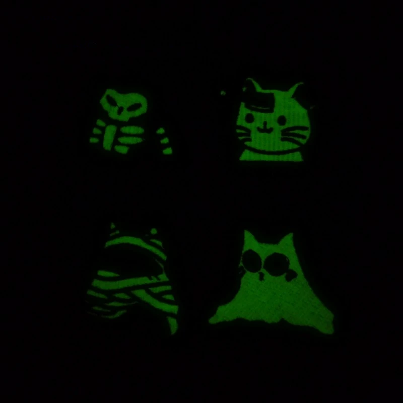 Patches de bordado para decoração de braçadeira, Patches Bordados Série Cat, Luminous Meowdy, Atadura Ferido, NÃO ME SIGA EU SOU PERDIDO DEMAIS, Engraçado Como, Bonito