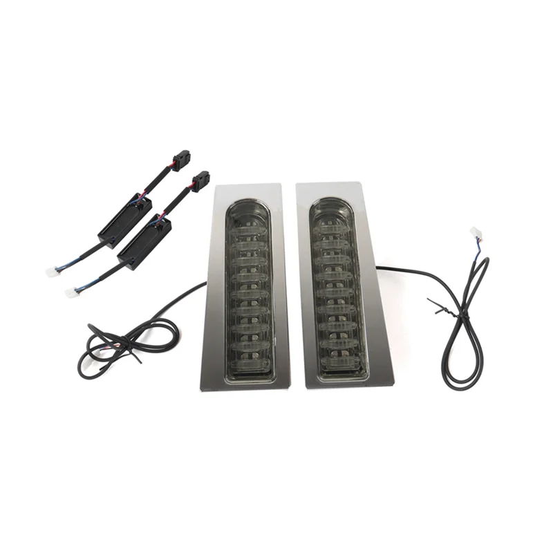 

Motorcycle Saddlebag Side Rear Fender Lamp LED Turn Signal Filler Light For Touring Street Road Glide CVO