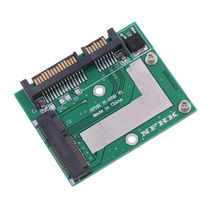 MSATA SSD to 2.5'' SATA 6.0gps adapter converter card module board mini pcie ssd