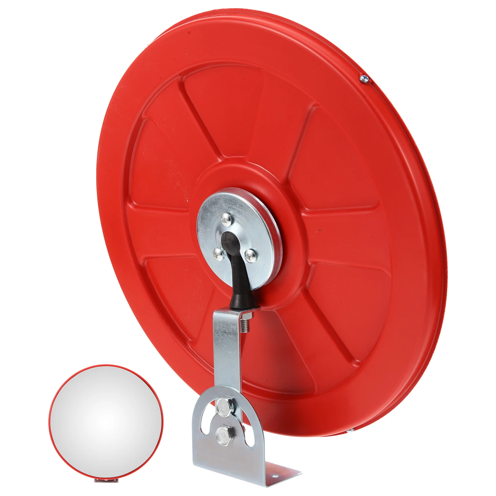

Wide Angle Mirror 30CM Black Outdoor Mirror Mounting Base Indoor Outdoor Garage Driveway Traffic Corner