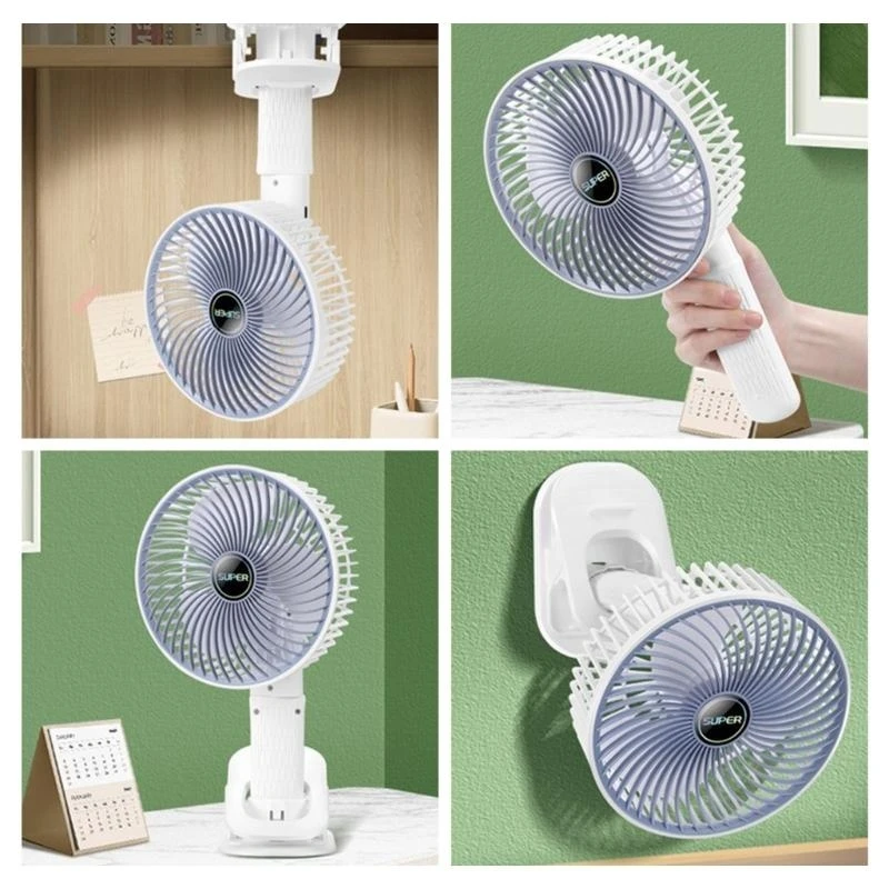 متعددة الوظائف مروحة محمولة USB قابلة لإعادة الشحن معجبة كهربائية صغيرة للاستخدام المكتبي