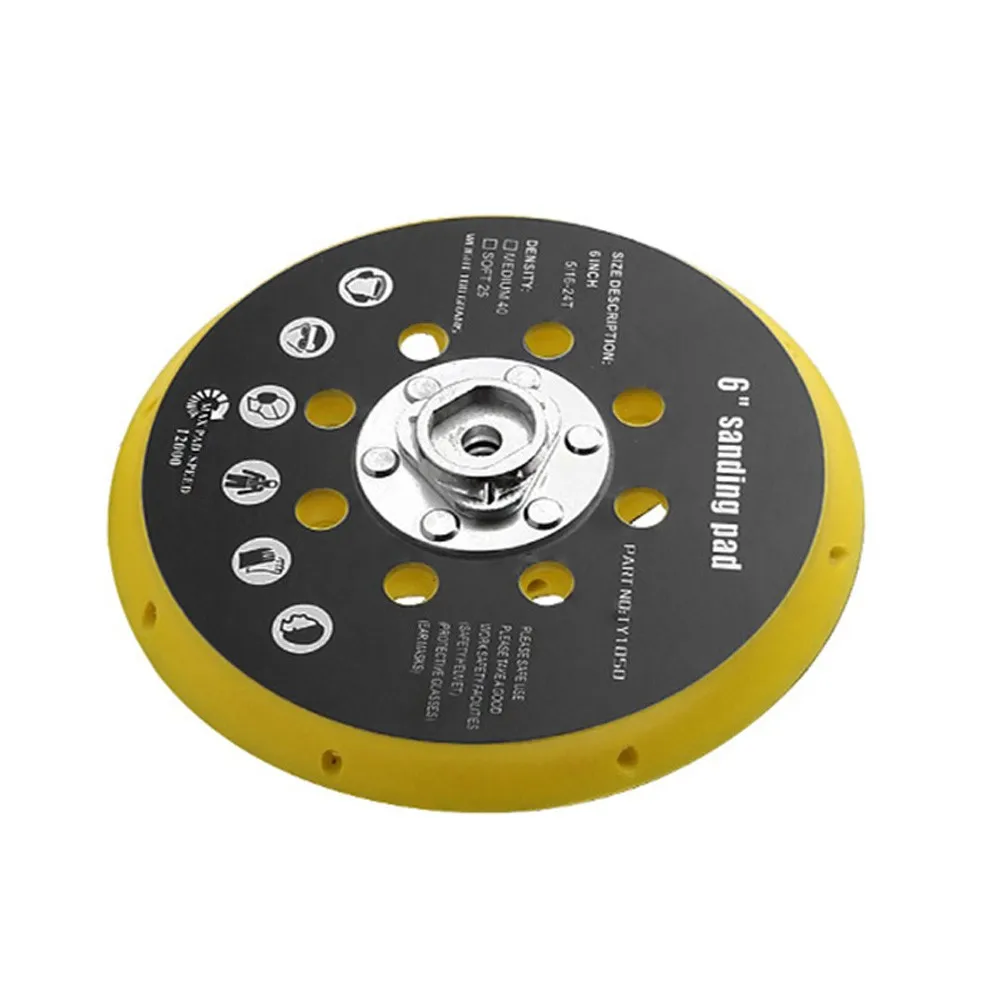 Sander Backing Pad 6Inch 17Holes For BO6030 BO6040 For Festool RO1 ES150 ET2 ES / ETS 150 Grinding Sanding