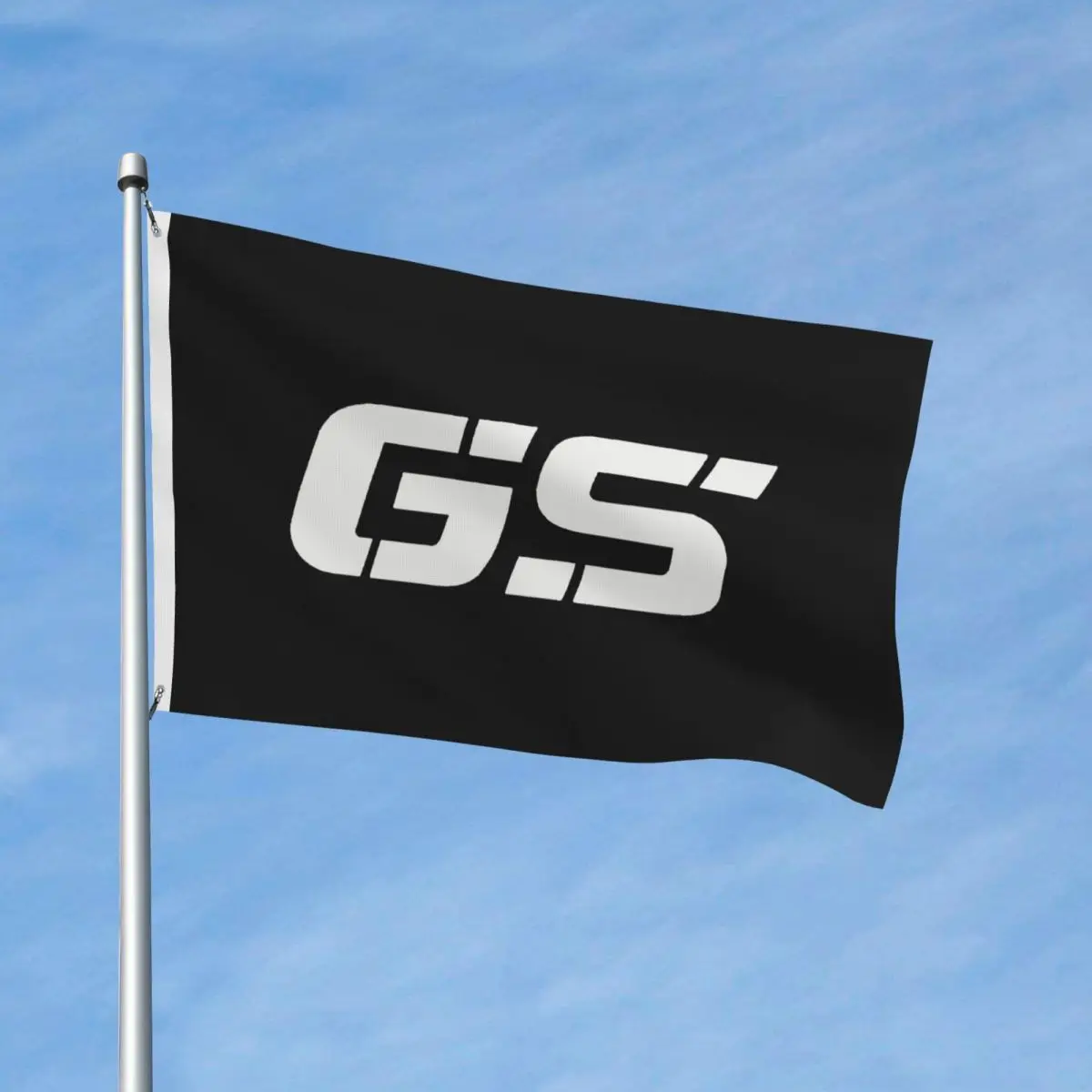 GS Logo Flag Indoor Outdoor Banner 2 Grommets Motorcycles Motocross Decoration Fade Proof 60x90 90x150cm Flags