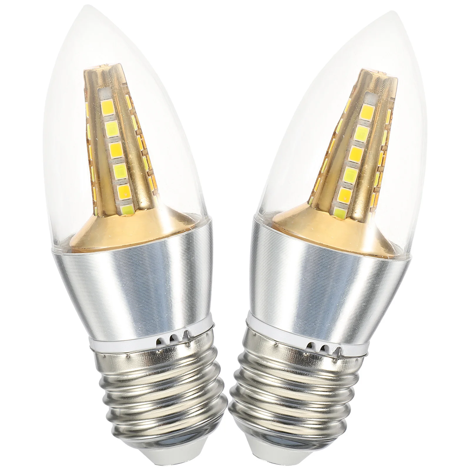 2Pcs LED Light Bulb Changing Dimmable High Efficiency Low Heat Pc Shade Bulb for Living Room Bedroom Hallway