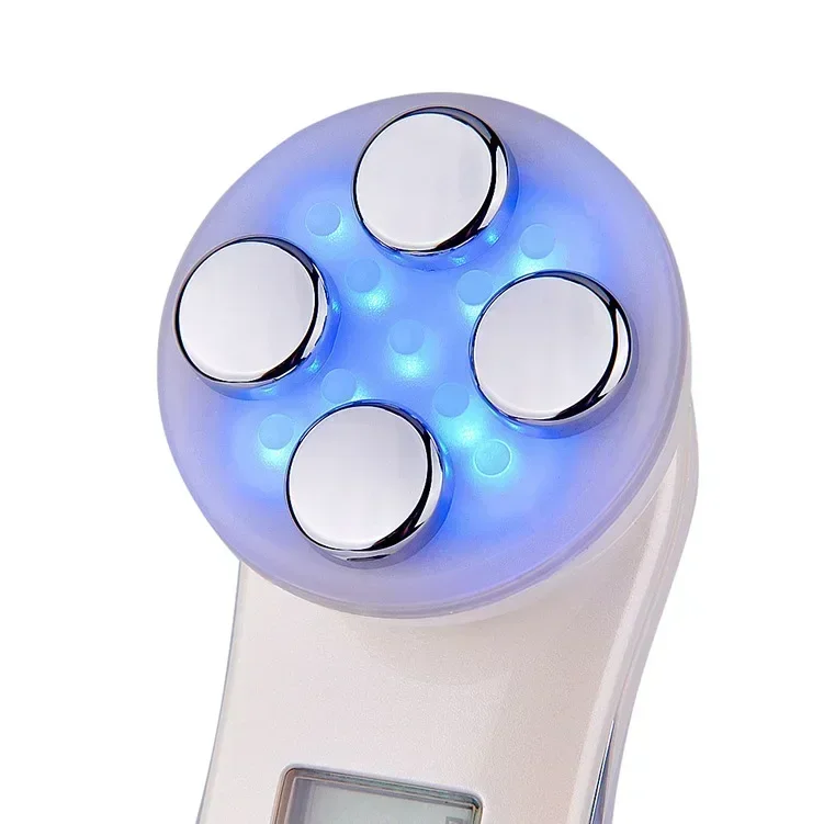 Electroporation RF EMS Mesoterapy LED Light Facial Massager Tighten Skin Care Radio Frequency RF Face Lifting Machine Beauty
