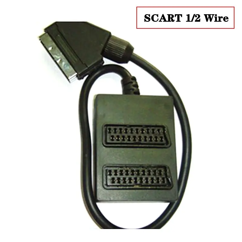 Głowica szczotki 40 cm SCART 1/2 1/3 1/5 Przewód 3-kierunkowy rozdzielacz SCART Przewód do połączenia audio i wideo Standard europejski — zdjęcie produktu 5