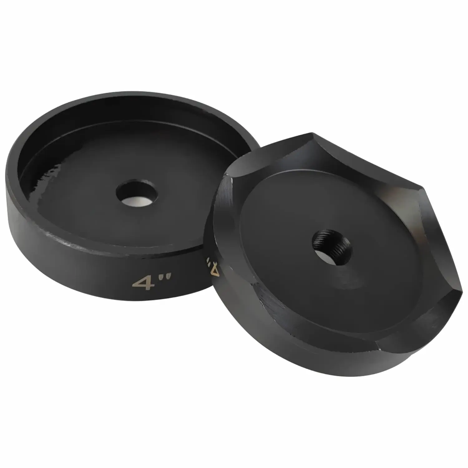 

4" Hydraulic Conduit Punch & Die Set with 3/4"-16UN Thread for Professional Electrical Work