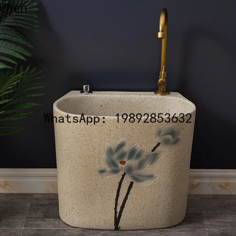 

BF Ceramic Bathroom Mop Sink Balcony Sink Outdoor Mop Sink