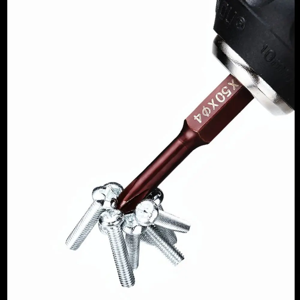 Long Reach Cross Head Bit Set High Strength S2 Alloy Steel Tip For Pneumatic Air Screwdriver Manual Driver Accessories